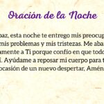 Oración de la noche para el 9 de Noviembre del 2025