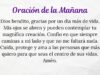 Oración de la mañana para el 12 de Noviembre del 2024