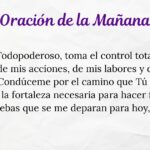 Oración de la mañana para el 21 de Noviembre del 2025