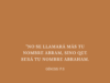 «No se llamará más tu nombre Abram, sino que será tu nombre Abraham.