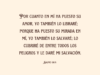 Por cuanto en mí ha puesto su amor, yo también lo libraré; porque ha puesto su mirada en mí, yo también lo salvaré; lo cubriré de entre todos los peligros y le daré mi salvación.